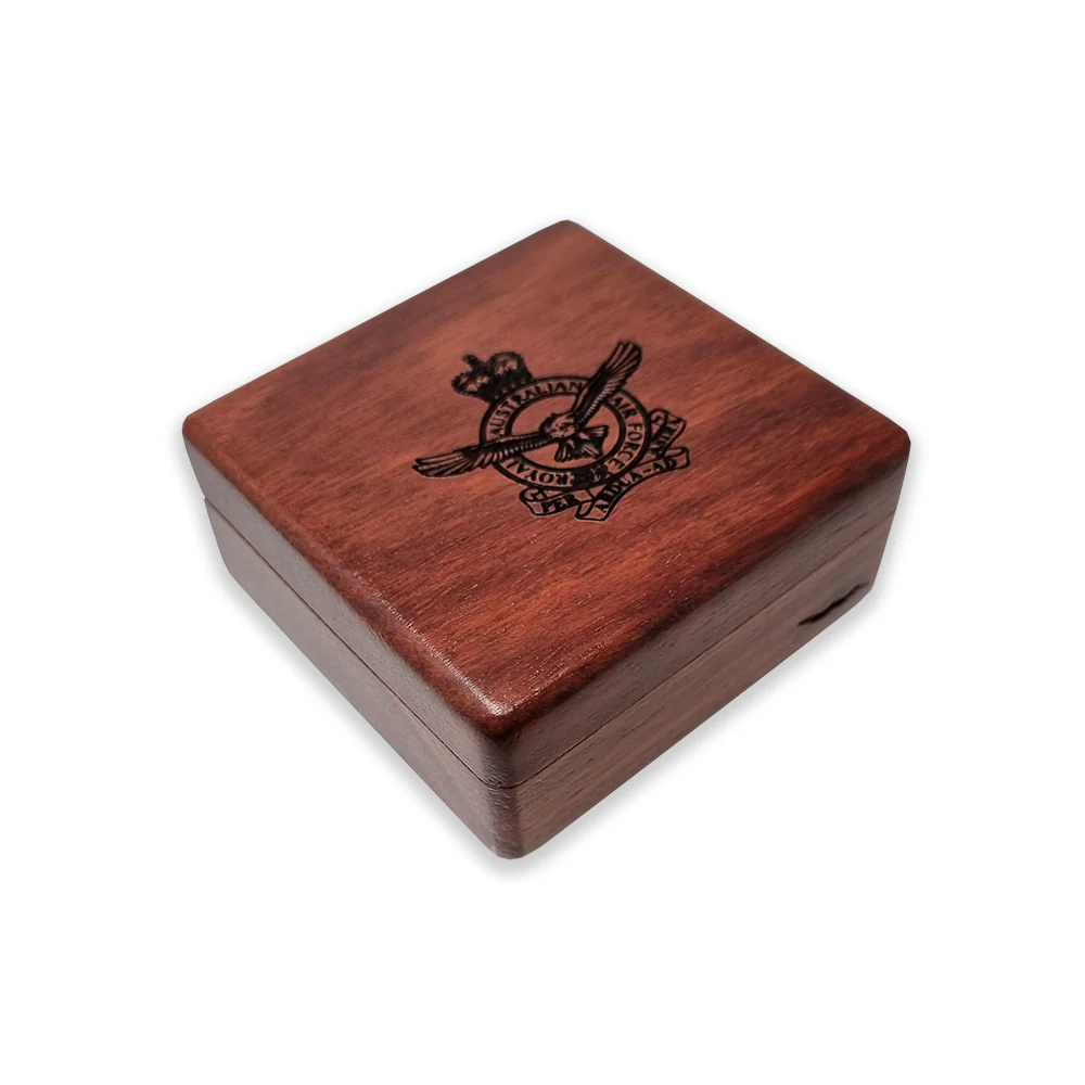 Royal Australian Air Force Clock and Compass Desk Set - Image 4